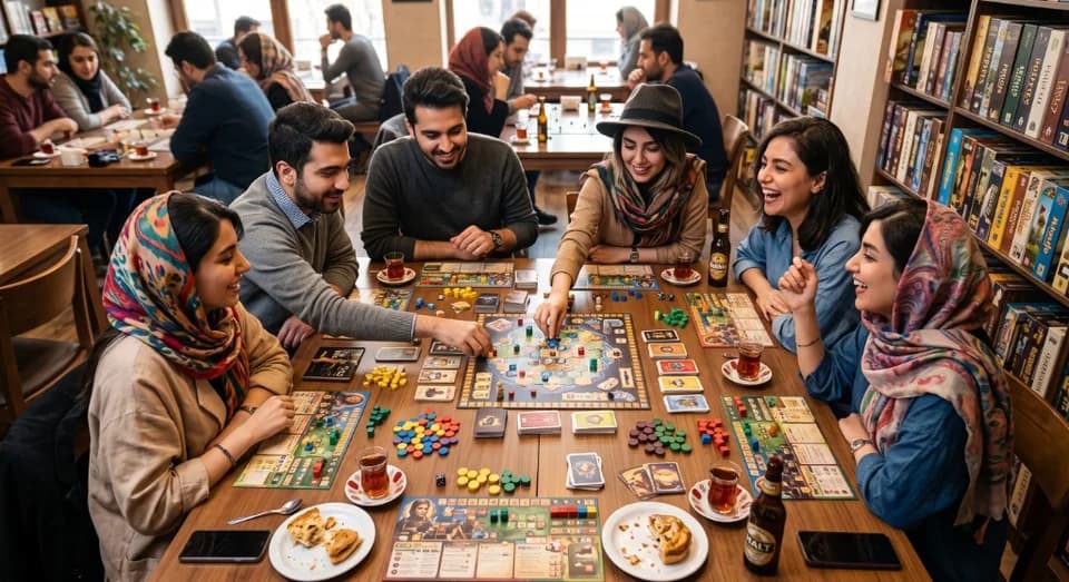 بازی فکری و دورهمی گروهی جمزی در تهران